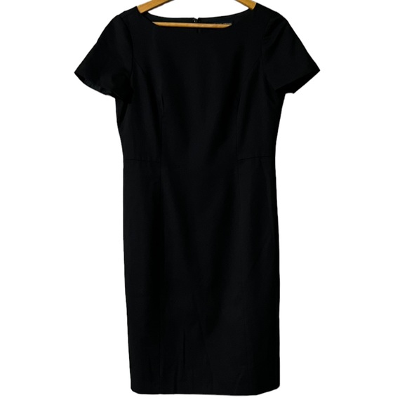 Brooks Brothers Dresses & Skirts - Brooks Brothers 346 Black Cap Sleeve Sheath Dress Women's size 6